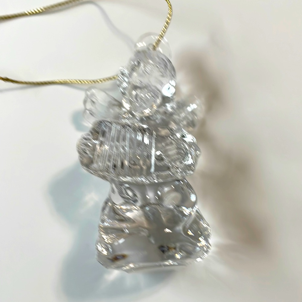 Solid Glass Angel Ornament